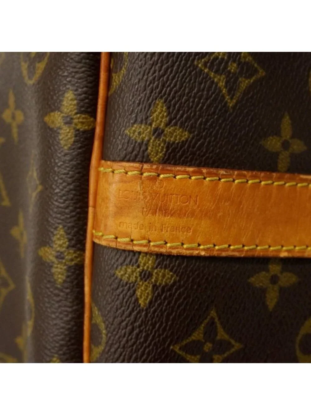 ★SOLD★ Louis Vuitton Boston Bag Monogram Keepall Bandouliere 60 Brown - Picture 5 of 10